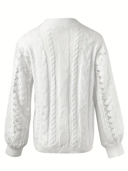 Sonya - Elegante kanten pullover voor dames