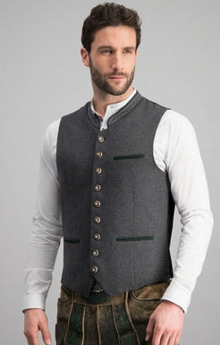 Rens - Elegante Herengilet in Grijs