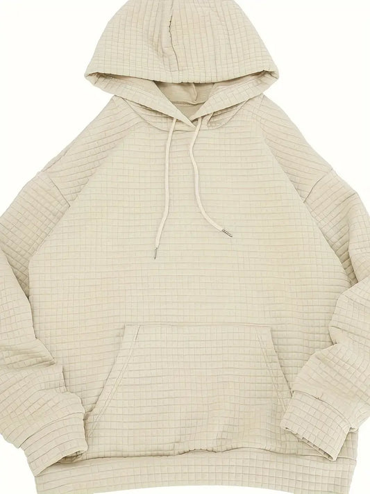 Faddey - Stijlvolle Wafel-Hoodie voor Mannen