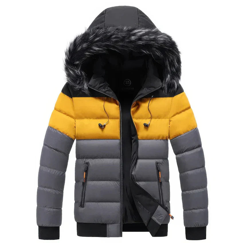 Till - Winterparka met bontkraag voor heren