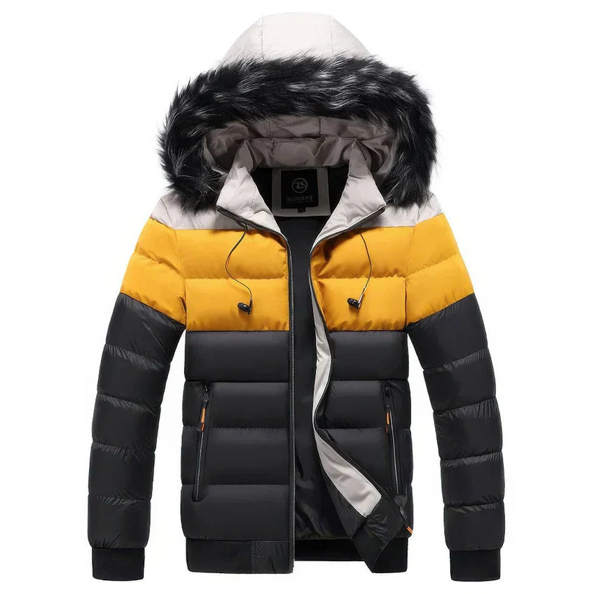 Till - Winterparka met bontkraag voor heren