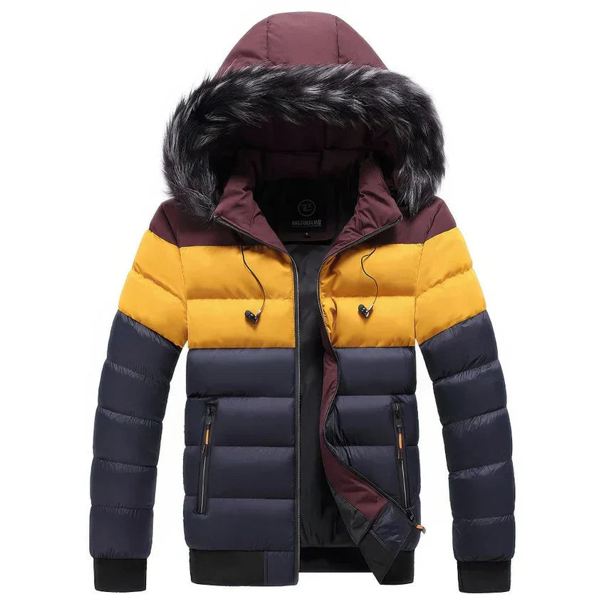 Till - Winterparka met bontkraag voor heren