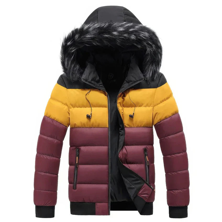 Till - Winterparka met bontkraag voor heren