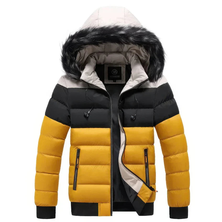 Till - Winterparka met bontkraag voor heren