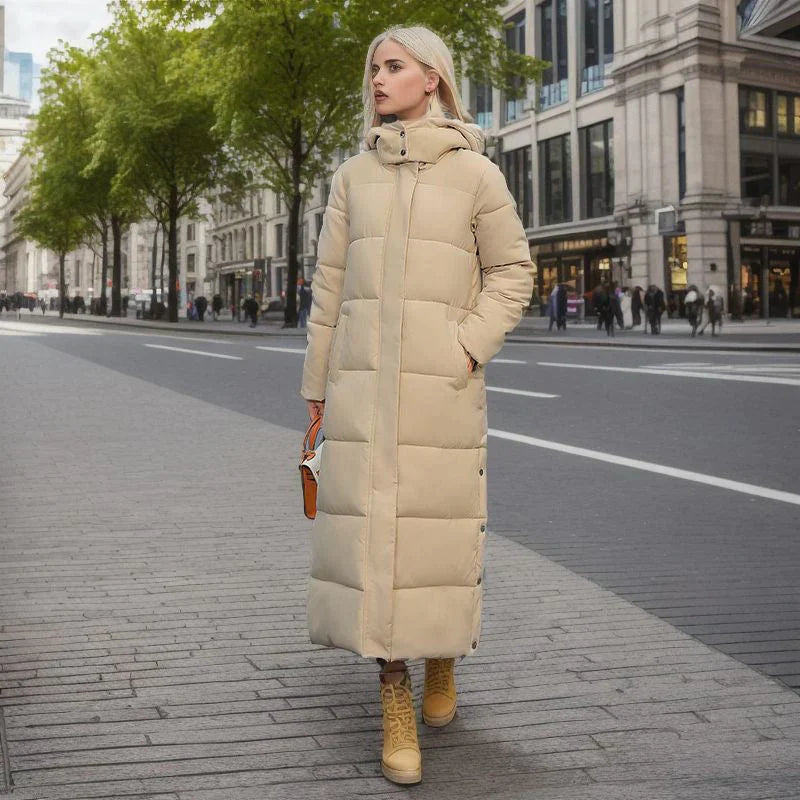 Sandra - Luxe Lange Winterjas voor Dames