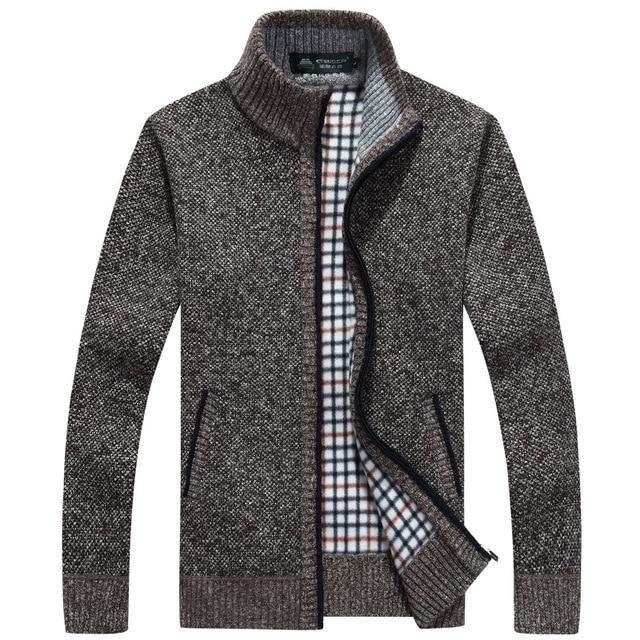 Cyrano - Stijlvolle, warme cardigan met fleece voering