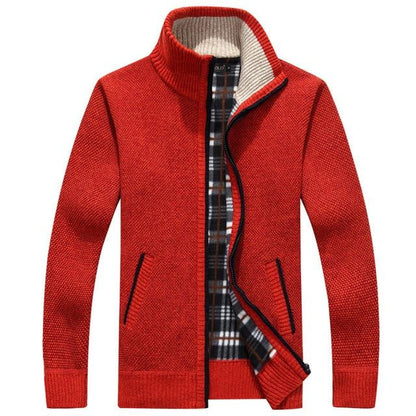 Cyrano - Stijlvolle, warme cardigan met fleece voering