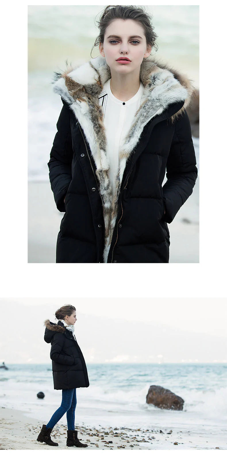 Mitel - Trendy winter parka voor dames