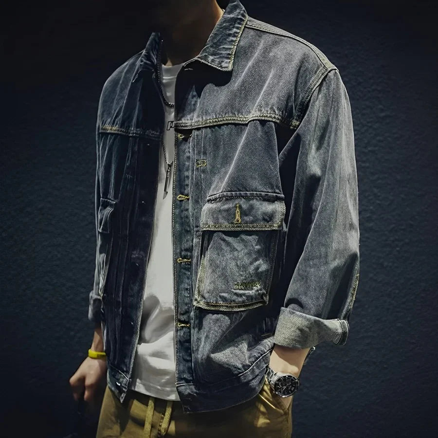 Nomad - Casual katoenen jeansjack voor heren