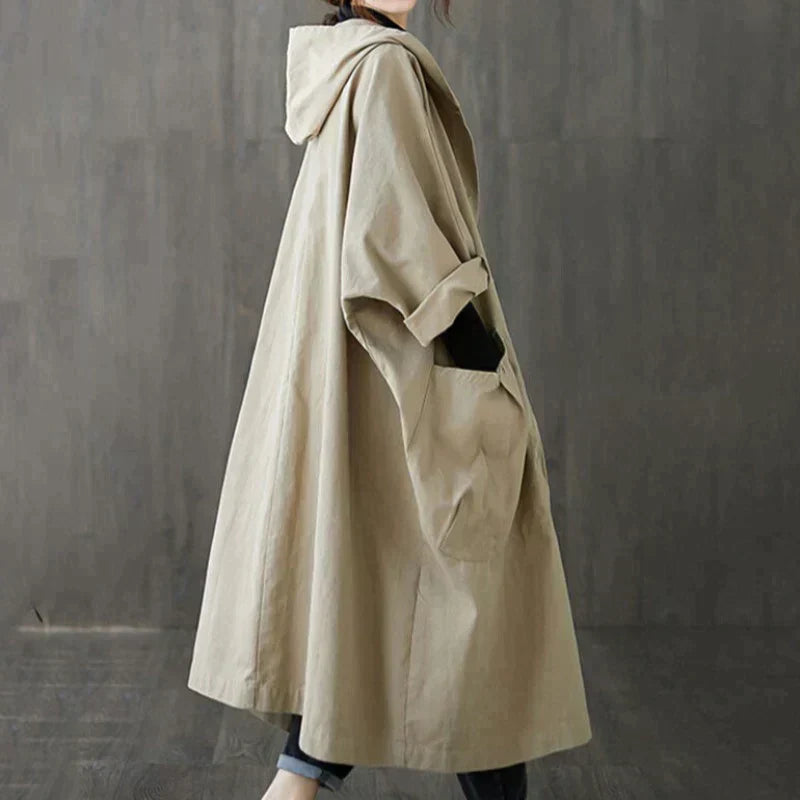 Mikyath - Stijlvolle oversized trenchcoat voor dames