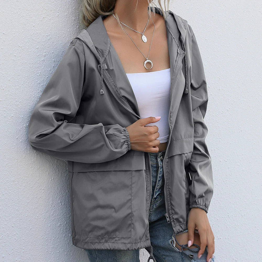 Yana - Casual Hoodie met Opstaande Kraag voor Dames