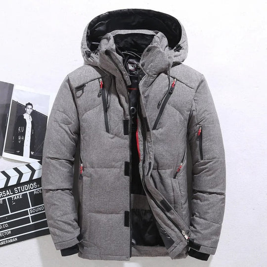 Daniel - Warme heren winterparka met dons