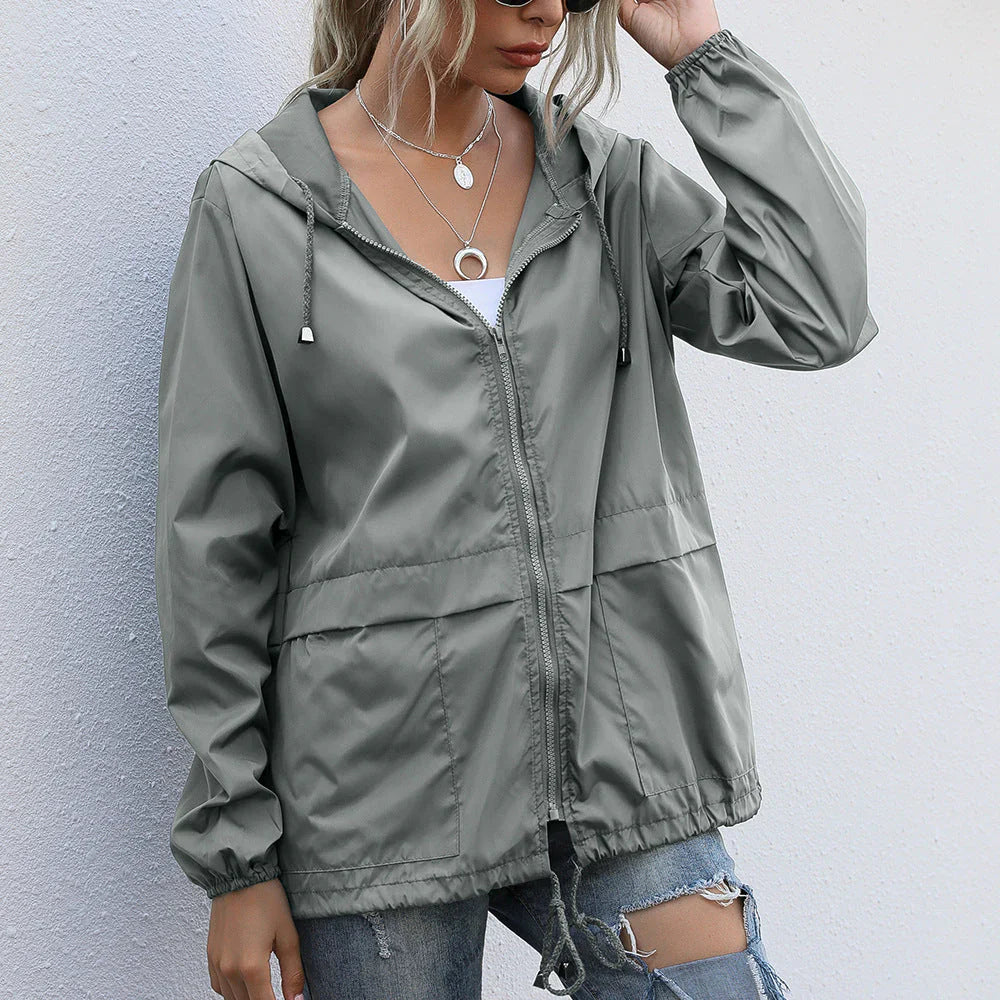 Yana - Casual Hoodie met Opstaande Kraag voor Dames