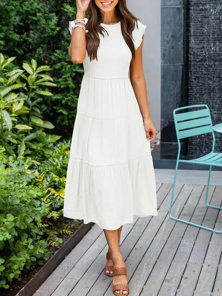 Daphne - Stijlvolle Maxi Jurk voor een Luxe Zomerlook